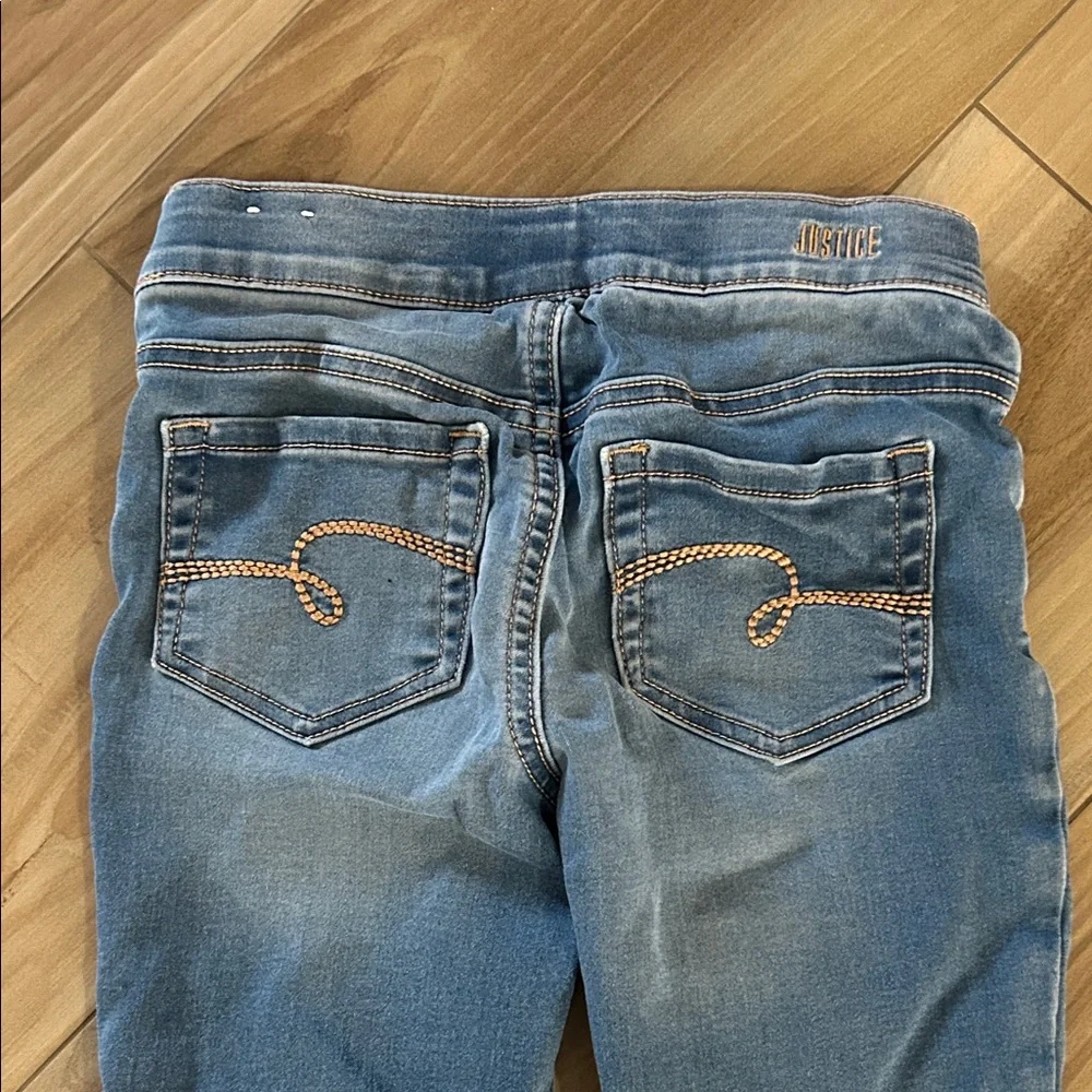 Justice Distressed Skinny Jeans